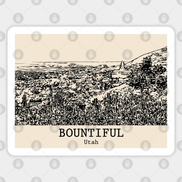 Bountiful - Utah Magnet by Lakeric